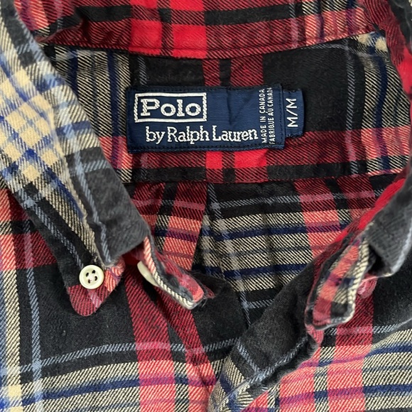 POLO Ralph Lauren Flannel Plaid Shirt - Picture 4 of 5